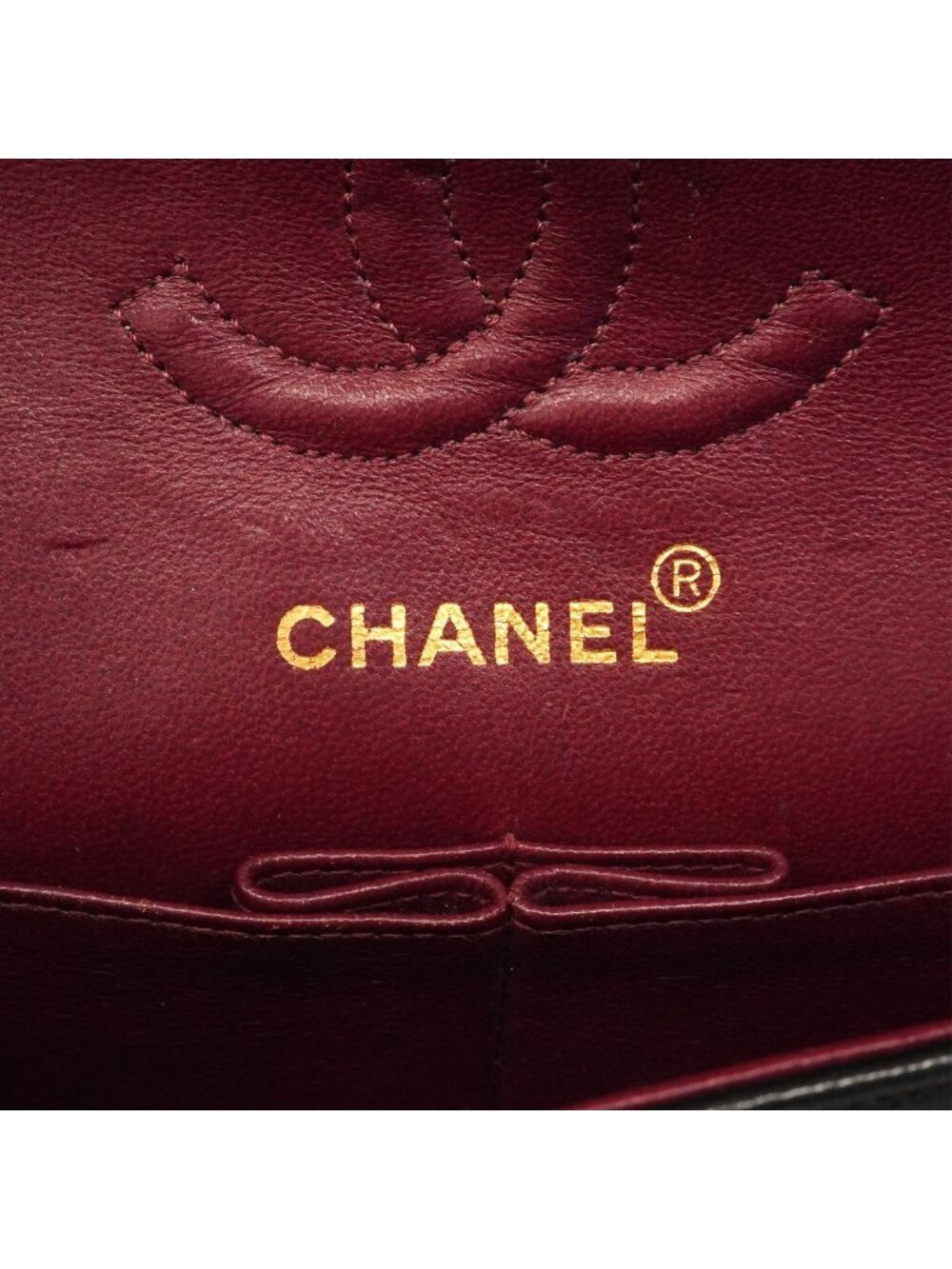 Chanel Shoulder Bag Quilted Lambskin Black Gold - Picture 5 of 13